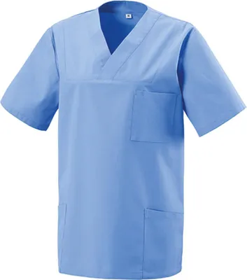 Produktbild von Exner 273 | Schlupfkasack - Bügelleicht- und Softausstattung - Farbe: Light Blue - Größe: L