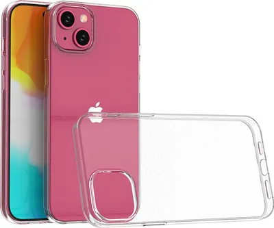 Produktbild von Silikon Hülle 0,5mm Ultra Clear für iPhone 15 Plus