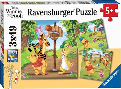 Image de Ravensburger Disney Winnie l'ourson Sports Day, 3x49pcs.