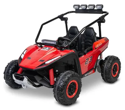 Productafbeelding van Elektrische kinderbuggy Reptile, rood, 3–8 km/u, Bluetooth, EVA-wielen, LED-verlichting