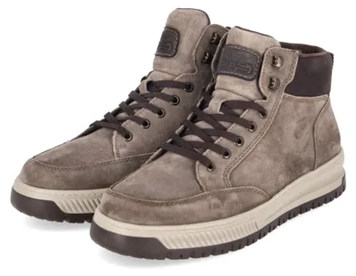 Productafbeelding van Rieker herenlaarzen, taupe kleur, suède, maat: 43