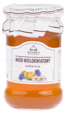 Zdjęcie produktu dla Miód wielokwiatowy nektarowy 400g Bacówka
