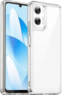Obrázok produktu pre Pre Motorolu Moto G06 4G Colourful Series TPU / Akrylový ochranný kryt Transparent
