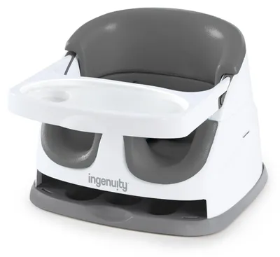 Produktbild von Ingenuity 2-in-1 Babysitzerhöhung & Kleinkindersitz mit Tablett Grau ab 6M+