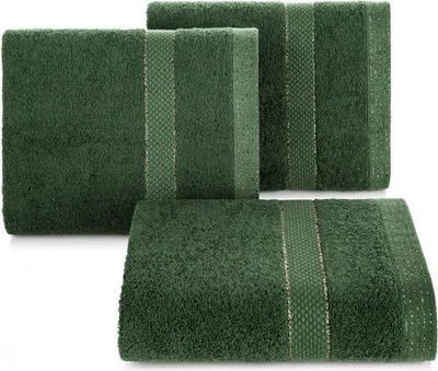 Zdjęcie produktu dla Eurofirany 429124, 70 x 140 cm, Bawełna, Poliester, Zielony, 1 szt.
