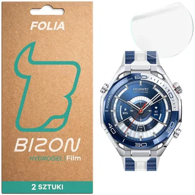 Produktbild von Hydrogel Folie für den Bildschirm für Huawei Watch Ultimate 2, Bizon Watch Film Hydrogel Duo, 2 Stück
