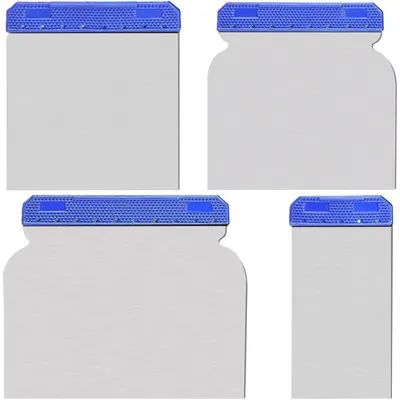 Productafbeelding van Vlakspachtelset, 4-delig, met veerbandstaal, 50-120 mm