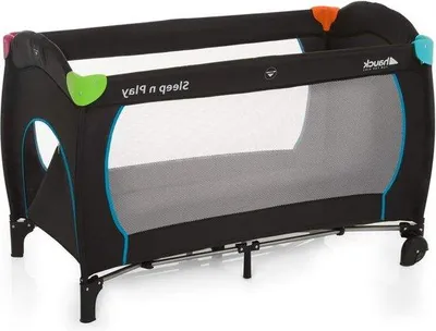 Productafbeelding van Famanu reisbed, lichtgewicht en compact - 120 x 60 cm - zwart