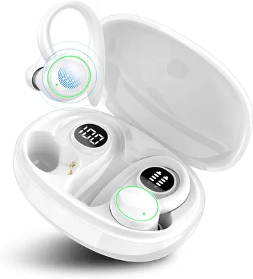Produktbild von Bluetooth Kopfhörer Sport, Kabellos 5.3 Mit 4 Mic, In Ear ENC Noise Cancelling, HiFi Stereo Ohrhörer, LED-Anzeige, 48 Std Spielzeit, IP7 Wasserdicht