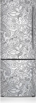 Produktbild von Dekoration Kühlschrank Aufkleber Magnete Küche Kühlschrankmagnete 60x180 cm - Abstraktes Muster