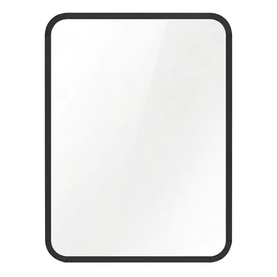 Produktbild von SONGMICS Wandspiegel, rechteckiger Spiegel, Aluminiumrahmen, 40 x 30 cm, mit Sicherheitsfolie, 2 Aufhängemöglichkeiten, schwarz