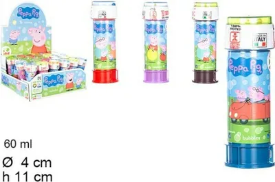 Zdjęcie produktu dla Bańki mydlane Świnka Peppa 60 ml