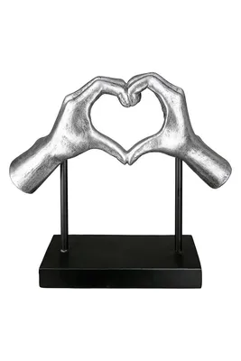 Obrázok produktu pre Gilde objekt "Amour" striebornej farby 52963