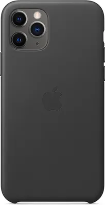 Produktbild von Apple Leather Case for iPhone 11 Pro black