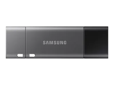 Produktbild von Samsung Duo Plus, 256 GB, USB Typ-C, 3.2 Gen 1 (3.1 Gen 1), 300 MB/s, Kappe, Schwarz, Grau
