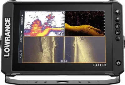 Image de Lowrance Elite Fs 10'' Active Imaging Plotter Mit Transducer Golden Golden One Size