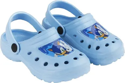 Produktbild von Sonic Clogs Komfortable und leichte Schuhe für Kinder ideal für Zuhause 24/25 Hellblau