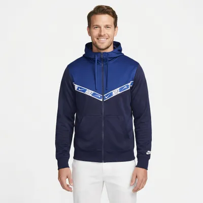 Immagine prodotto di NIKE M NSW Repeat PK FZ Felpa con cappuccio Blackened Blue/Deep Royal Blue Blau L