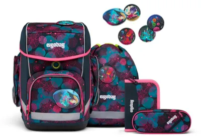Produktbild von Ergobag Cubo Schulranzen-Set KorallBär (5-tlg.)