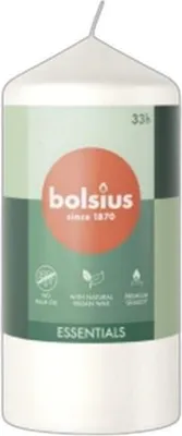 Image de Bougie de table Bolsius Blanc 120/58 Mm
