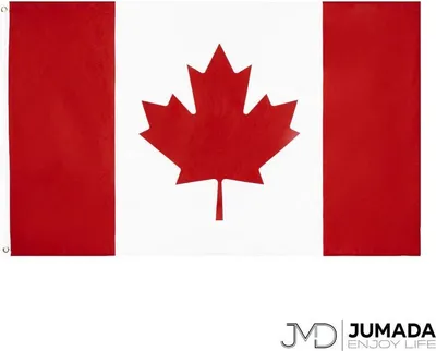 Produktbild von Jumadas kanadische Flagge – Flagge Kanadas – Flagge Kanada – Flaggen – Polyester – 150 x 90 cm