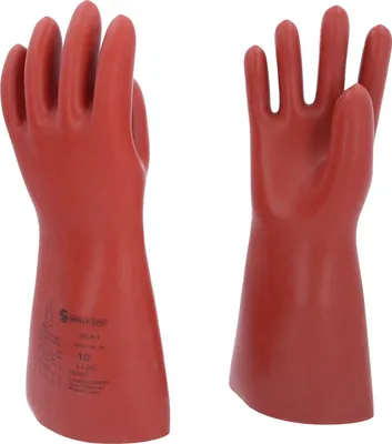 Elektriker-Schutzhandschuhe, isolierend, Gr. 10, rot, 1 Paar