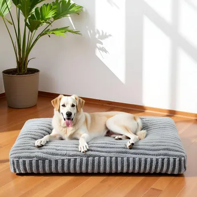 Produktbild von Hundebett 107x69x10 cm, XL, flauschig, rutschfest, für große Hunde