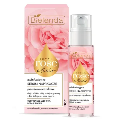 Obrázok produktu pre Bielenda Royal Rose Elixir Multifunkcyjne serum naprawcze na noc, 30ml