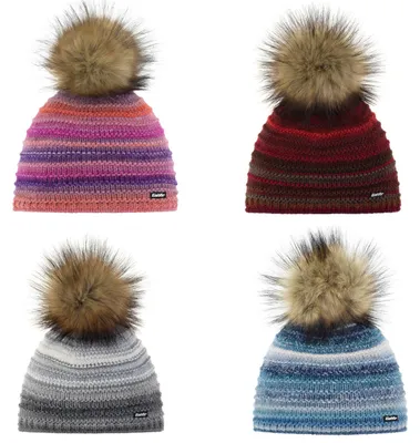Produktbild von Eisbär Mikata Lux Mütze für Damen mit Bommel, Größe:Einheitsgröße, Farbe:Rosa