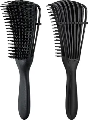 Produktbild von Jumada's - Anti-Tangle-Haarbürste - Haarbürste - Stylingbürste - Schwarz