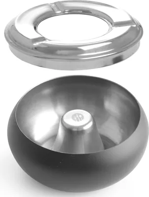 Produktbild von HENDI Aschenschale, schwarz ø105x(h)58
