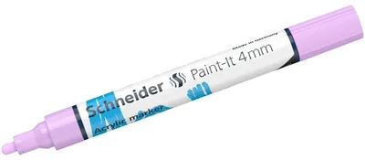Immagine prodotto di Pennarello acrilico Schneider, Paint-It 310/320/330, colore:viola pastello, larghezza linea:4 mm