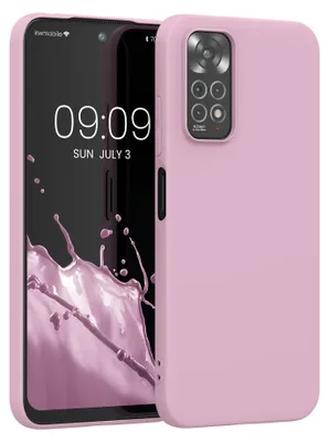 Produktbild von kwmobile Handyhülle für Xiaomi Redmi Note 11 / Note 11S Hülle - TPU Case - Kabelloses Laden - Schutzhülle Cover in Altrosa