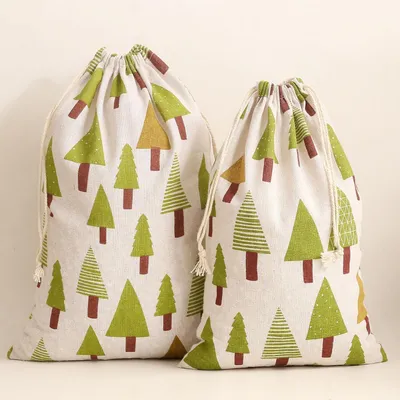 Immagine prodotto di 12 sacchetti di juta per calendario dell'Avvento, sacchetti regalo da 20x30 cm, color naturale, con cordoncino