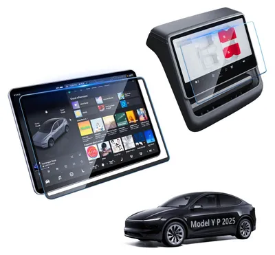 Productafbeelding van Screen Protector voor Tesla Model Y Performance, 9H Gehard Glas