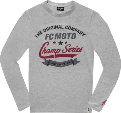 Immagine prodotto di FC-Moto Champ Series Langarmshirt, hellgrau, S