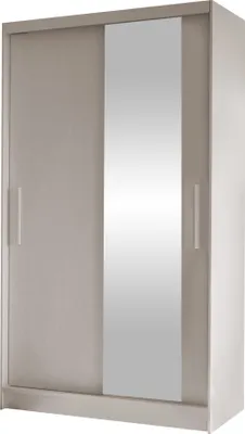 Produktbild von MIRJAN24 Schiebetürenschrank Costa VI, Kleiderschrank, Stilvoll Schlafzimmer Garderobenschrank (Farbe: Cashmere)