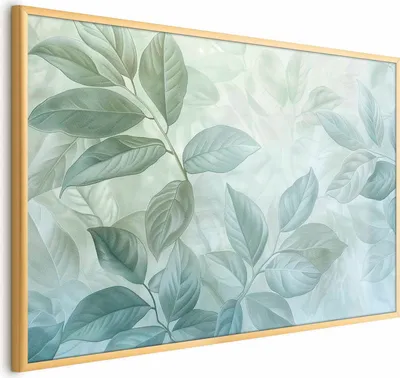 Produktbild von Posterpapier Poster - Mint Leaves - large botanical motif 60x40 cm Blätter b-H-10013-ao-a