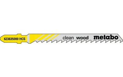 Produktbild von Metabo 3 Stichsägeblätter clean wood 74/ 4,0 mm