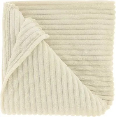 Produktbild von Unique Living – Plaid Dez – 150 x 200 cm – Taubenweiß