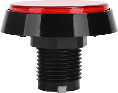 Obrázok produktu pre 60 mm veľké okrúhle ploché tlačidlo s LED svetlom 3?nožný spínač pre herné konzoly Crane MachineRed