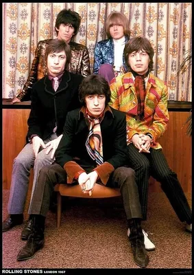 Zdjęcie produktu dla Rolling Stones - Londyn 1967 - Plakat - 59x84 cm
