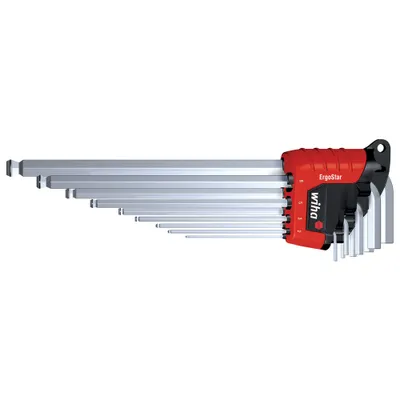 Produktbild von Winkelschraubendr. Satz 9tlg. m.Kugelk. Wiha | 4010995373511