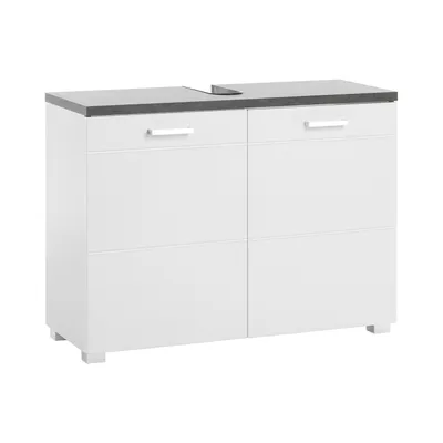 Obrázek produktu pro Idea Skříňka pod umyvadlo 2 dveře PRAYA 74 bílá/beton