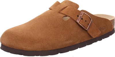 Produktbild von Rohde Damen Clog Pantolette aus Velourleder mit Tieffußbett Alba 6071, Größe:39 EU, Farbe:Braun