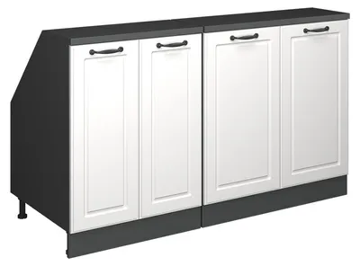 Obrázek produktu pro Sada skříní pro šikmou střechu Vicco Rion Bílý venkovský dům 140 cm Sada 2 korpusů skříně hloubka 60 cm, Model 60099