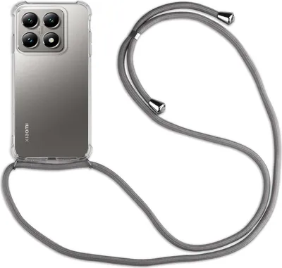 Produktbild von Handykett für Xiaomi 14T Hülle mit Kordel Handyhülle mit Band in Grau