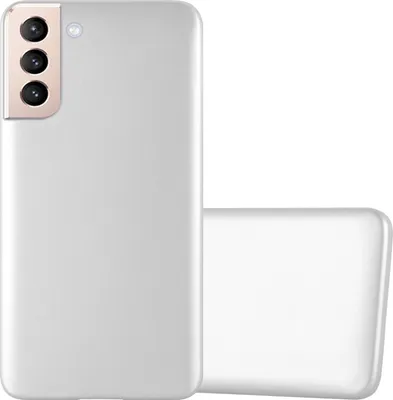 Immagine prodotto di Cadorabo custodia protettiva per Samsung Galaxy S22 PLUS in argento custodia del telefono cellulare TPU silicone custodia Cover Case