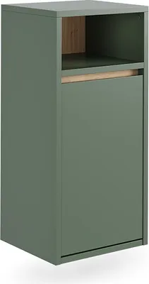 Immagine prodotto di Mobiletto da bagno Vicco Viola Verde/Artigianale 38 x 80 cm con cesto portabiancheria, Model 54885