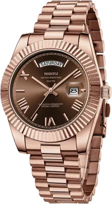 Produktbild von Herrenuhr Analoge Quarzuhr Edelstahl Armbanduhr für Herren Wasserdicht Business Casual Klassische Uhr mit Tages- und Datumsanzeige